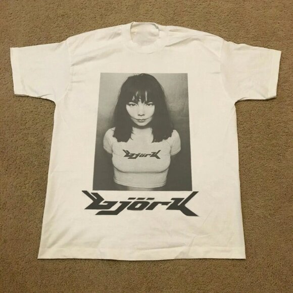 Travon A Other - Bjork Debut Album 90s Vintage T Shirt Retro Music Band Graphic Fan Gift Tee